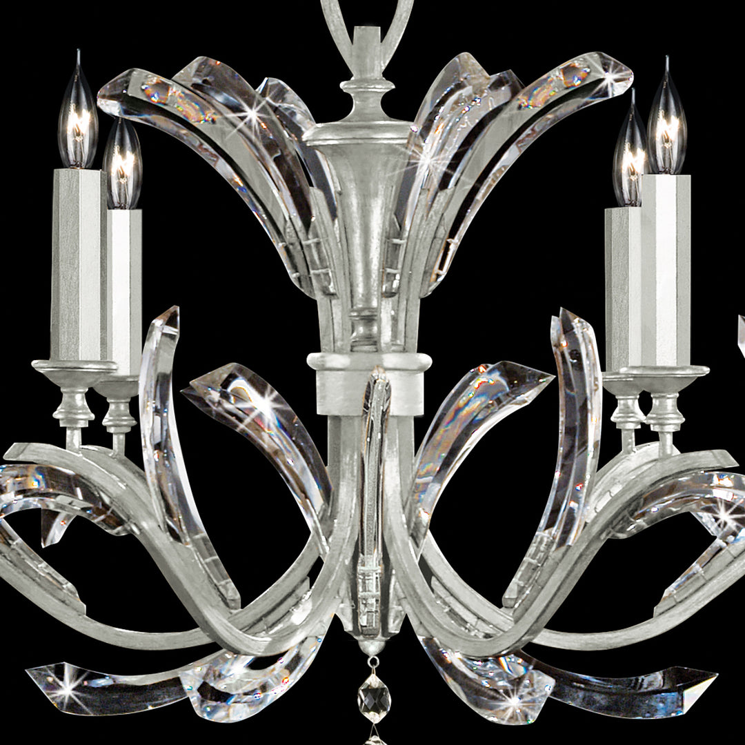 Beveled Arcs 42" Round Chandelier