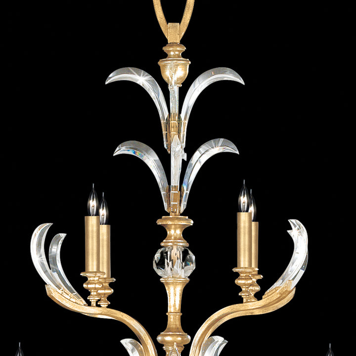 Beveled Arcs 48" Round Chandelier