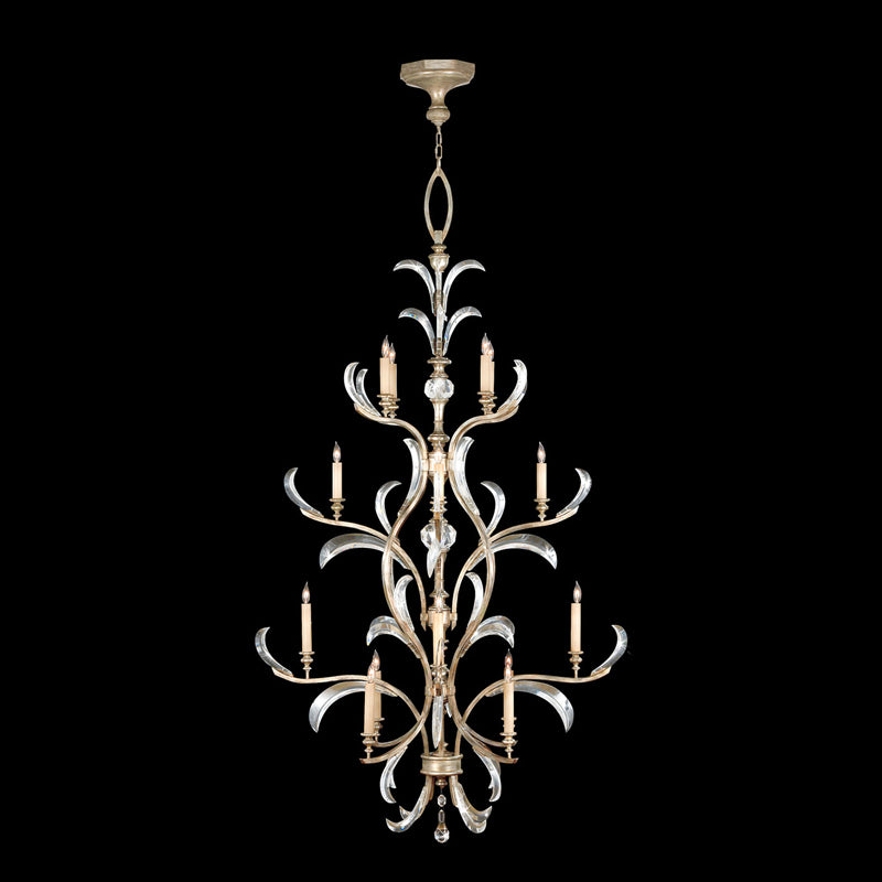 Beveled Arcs 48" Round Chandelier