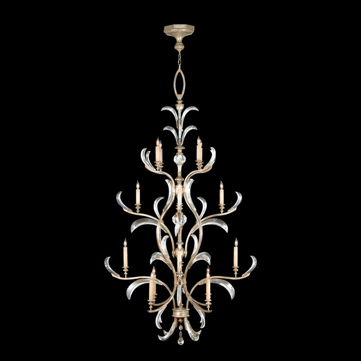 Beveled Arcs 48" Round Chandelier