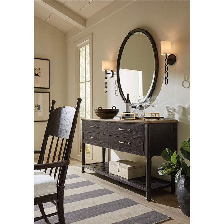 Americana - Oval Mirror - Dark Gray