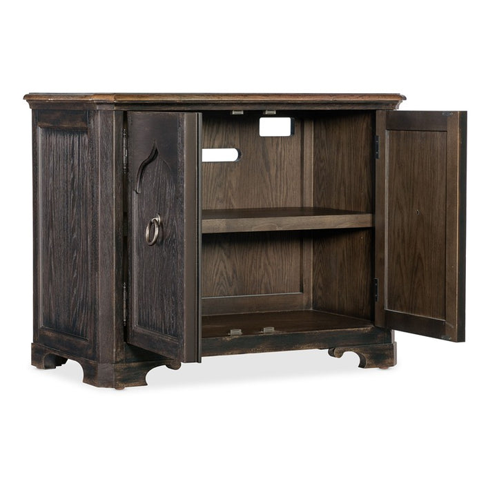 Americana - Two-Door Nightstand - Dark Brown