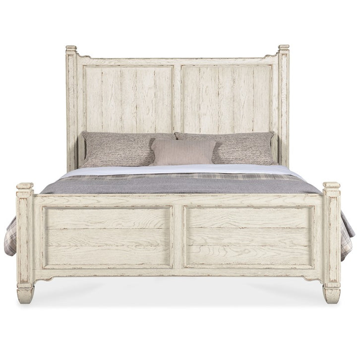 Americana - Queen Panel Bed - White