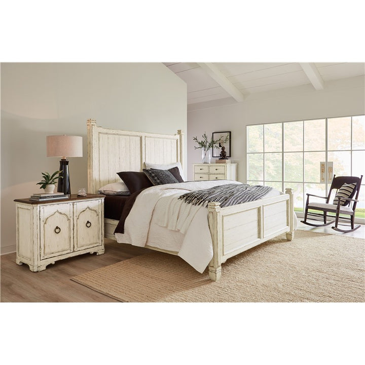 Americana - King Panel Bed - White