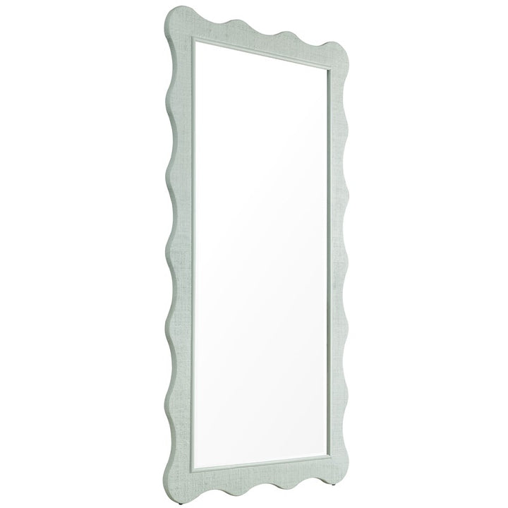Commerce And Market - Waverly Leaner Mirror - Blue