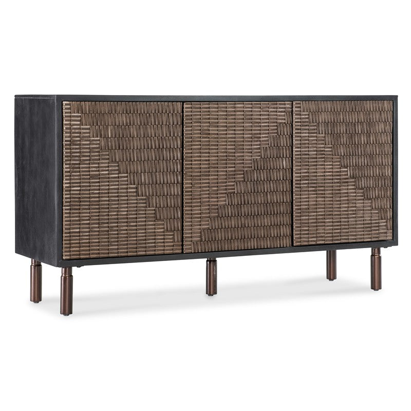 Commerce And Market - Jachar Entertainment Credenza - Dark Brown