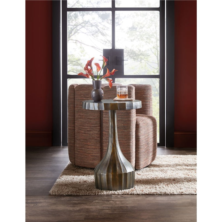 Commerce And Market - Ferrous Accent Table - Bronze