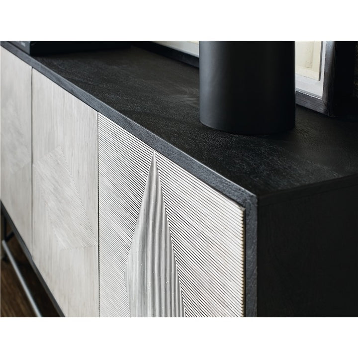 Commerce And Market - Fine Lines Credenza - Dark Gray