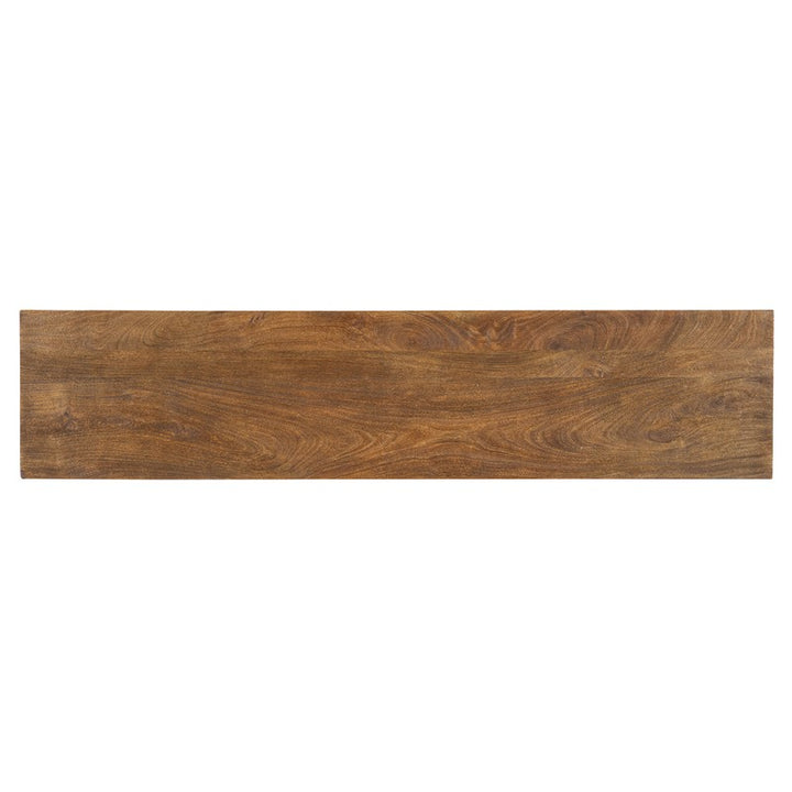 Commerce And Market - Linear Perspective Credenza - Light Brown