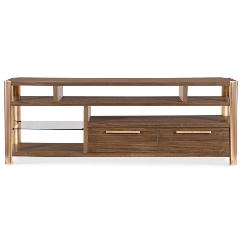 Eleana - Entertainment Console - Medium Wood