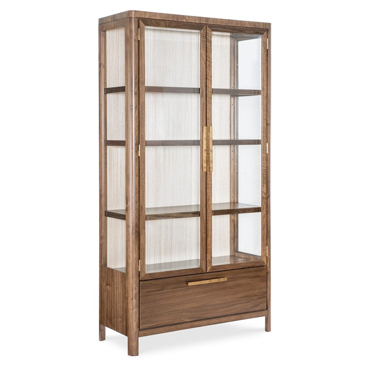 Eleana - Display Cabinet - Medium Wood