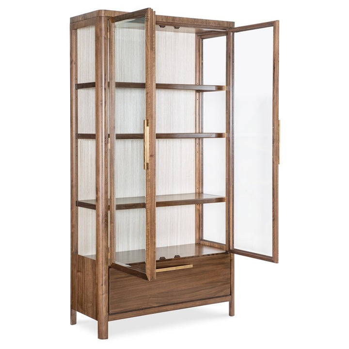 Eleana - Display Cabinet - Medium Wood