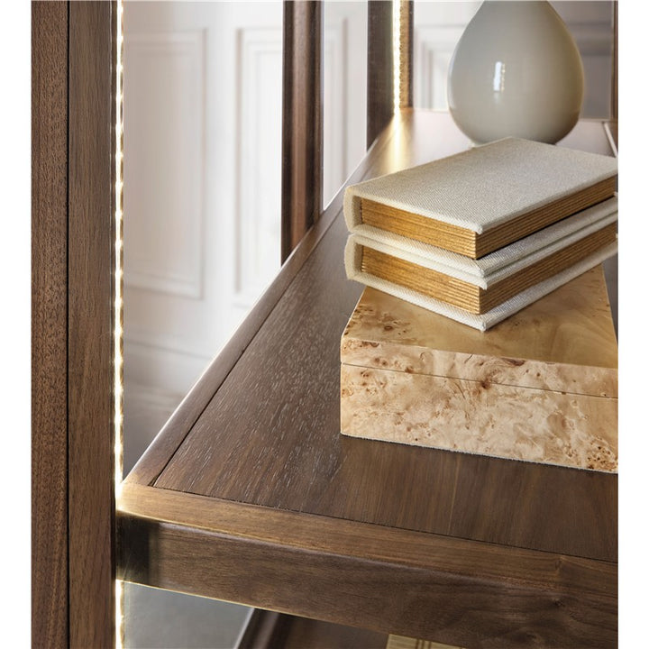 Eleana - Display Cabinet - Medium Wood