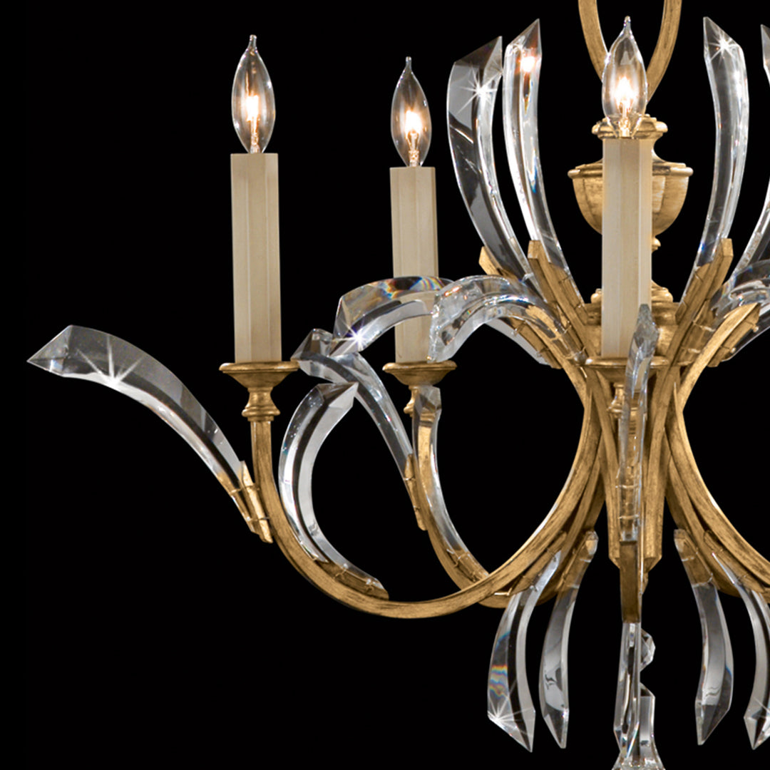 Beveled Arcs 36" Round Chandelier