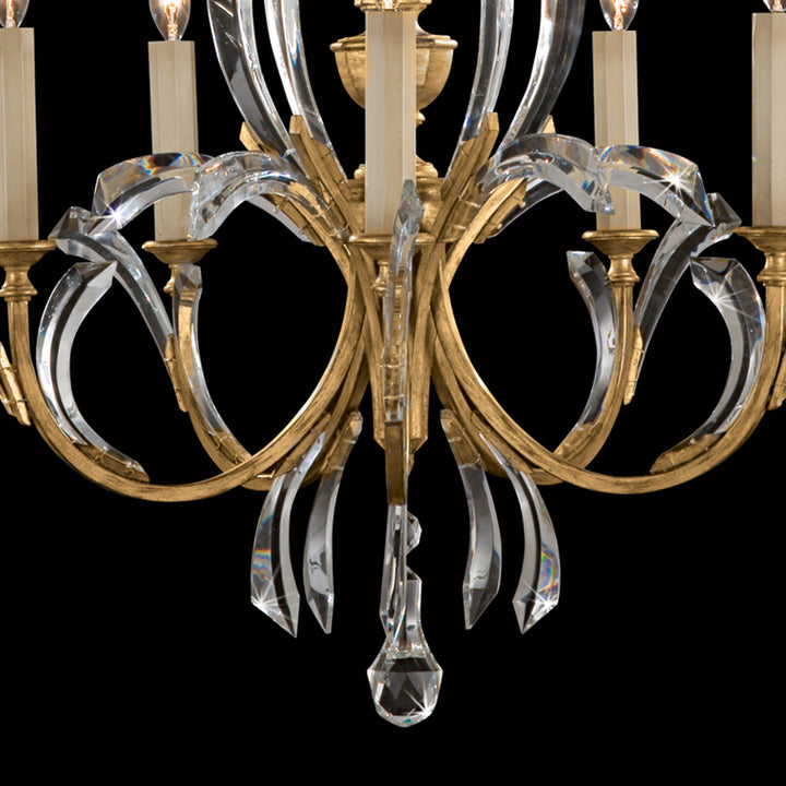 Beveled Arcs 36" Round Chandelier