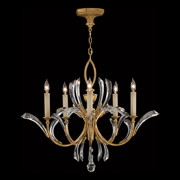 Beveled Arcs 36" Round Chandelier