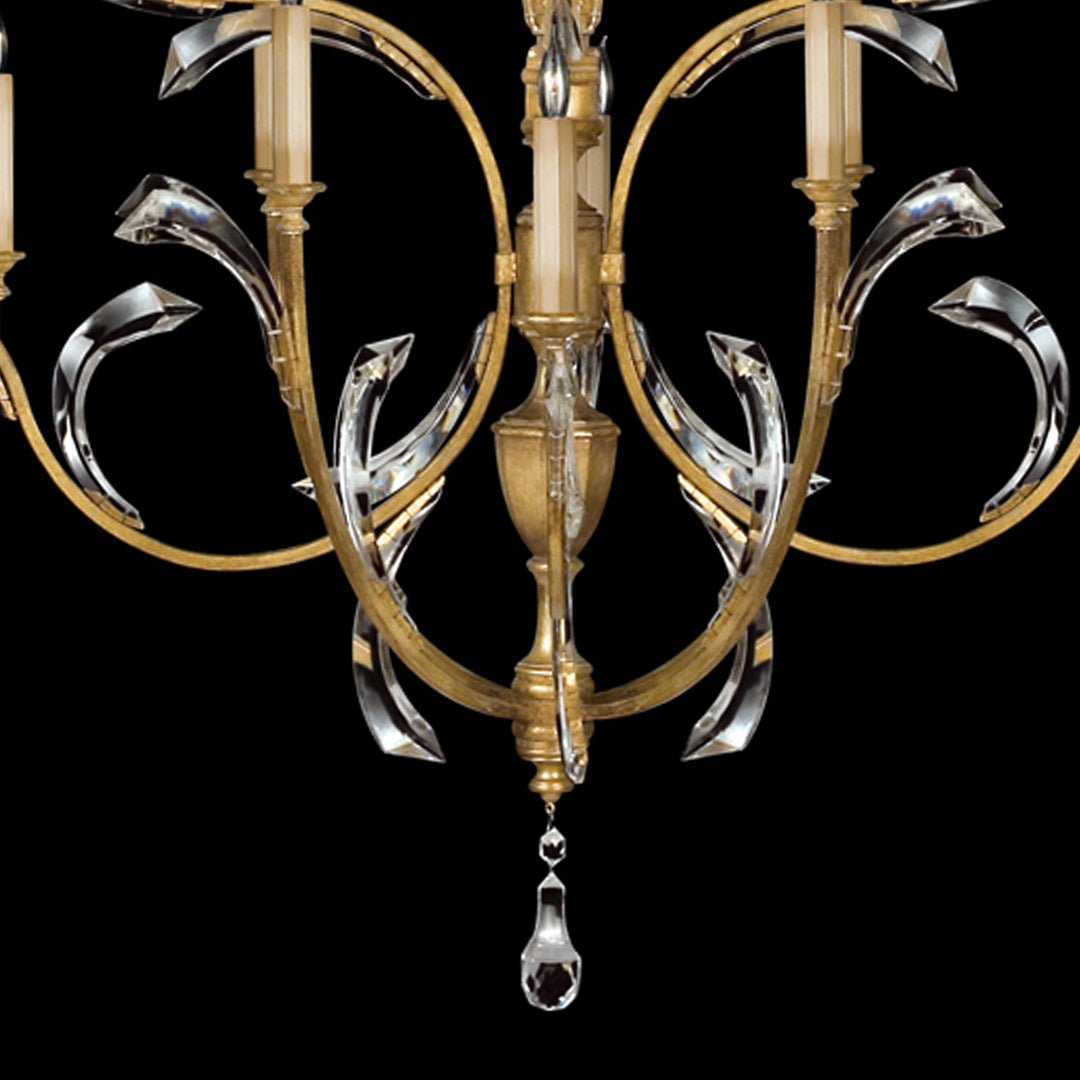 Beveled Arcs 56" Round Chandelier