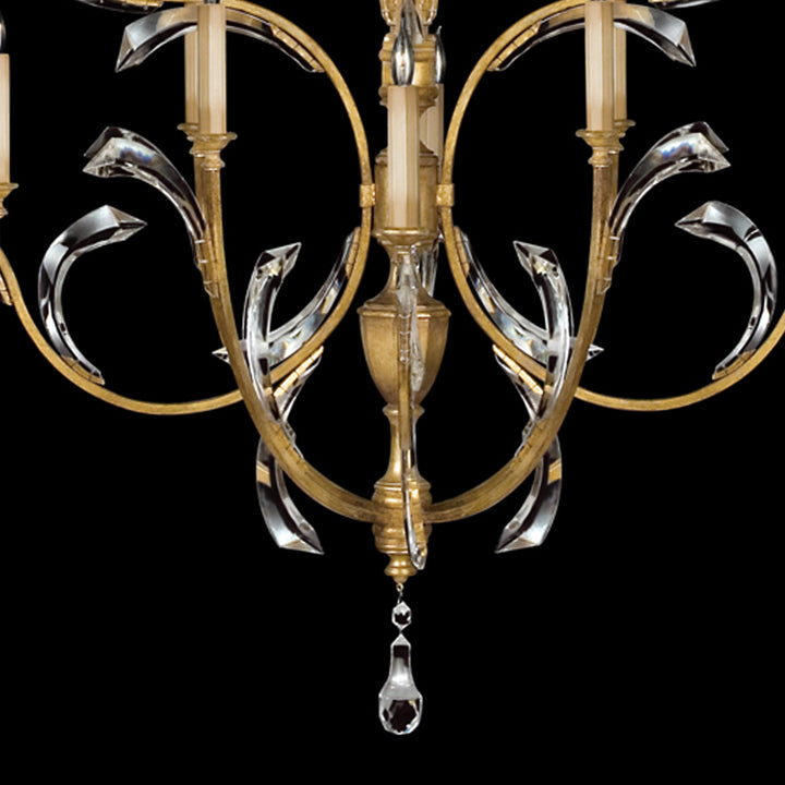 Beveled Arcs 56" Round Chandelier