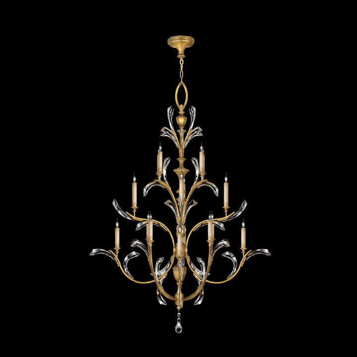 Beveled Arcs 56" Round Chandelier