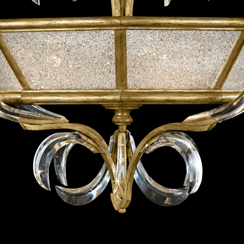 Beveled Arcs 26" Round Semi-Flush Mount