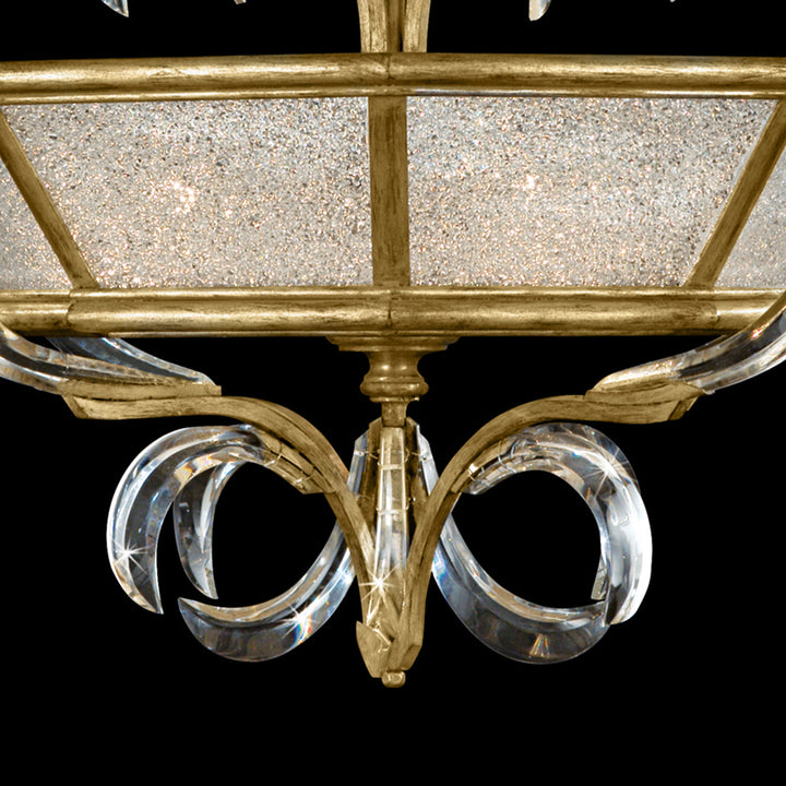 Beveled Arcs 26" Round Semi-Flush Mount