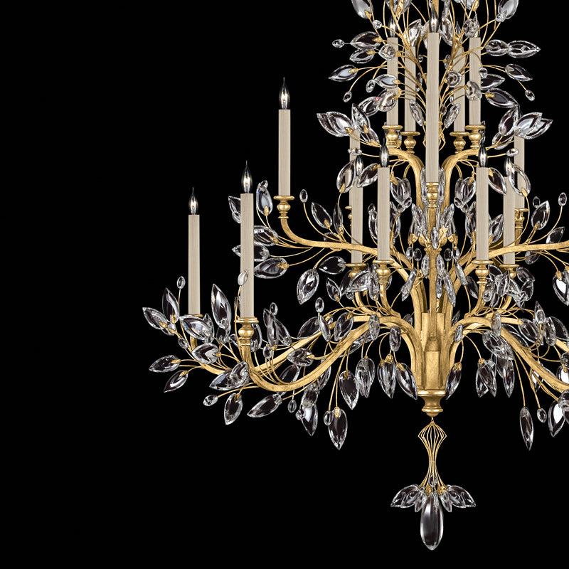 Crystal Laurel 75" Round Chandelier
