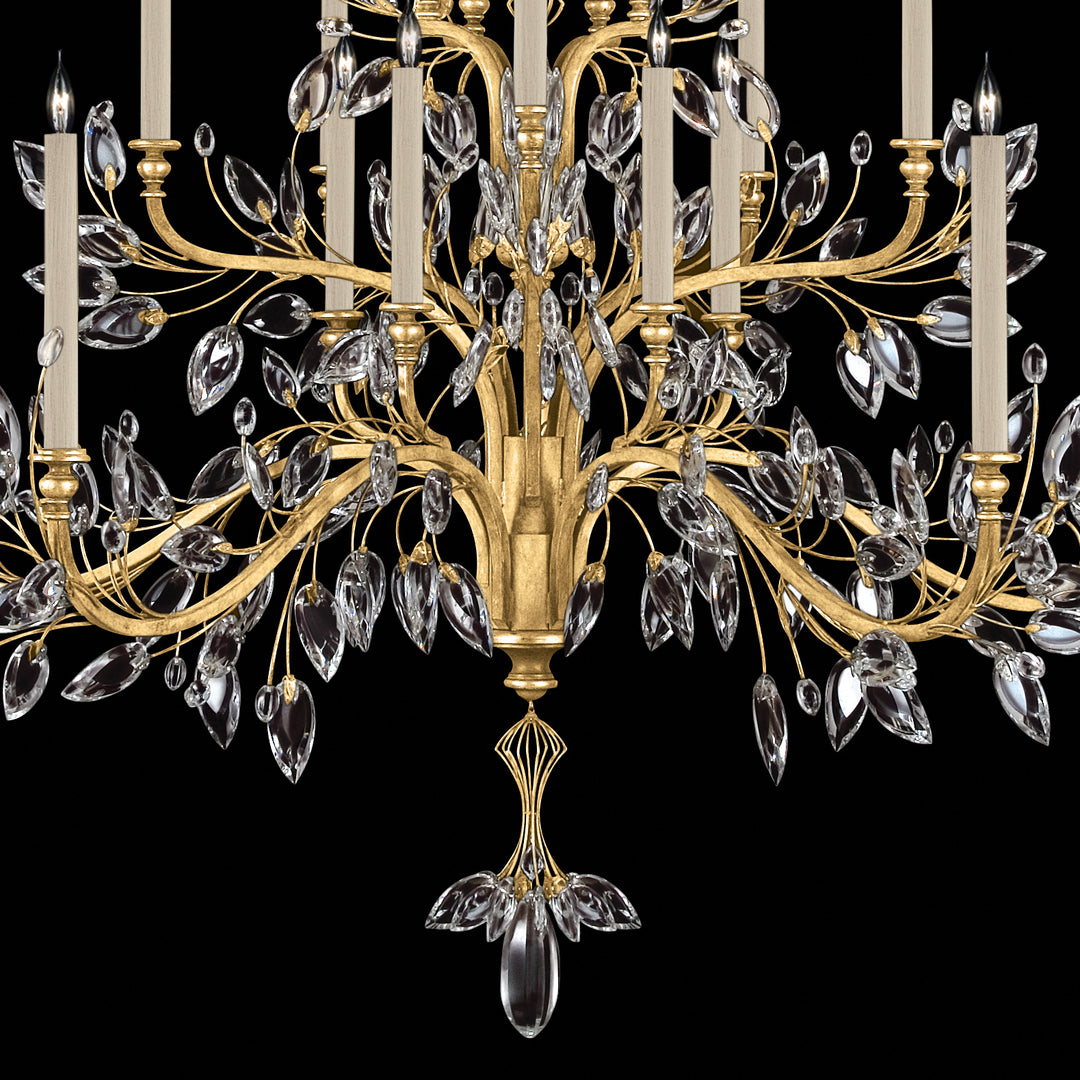 Crystal Laurel 75" Round Chandelier