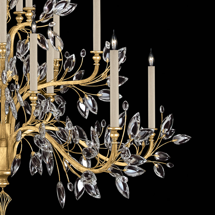 Crystal Laurel 75" Round Chandelier