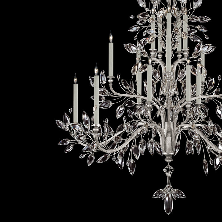 Crystal Laurel 75" Round Chandelier