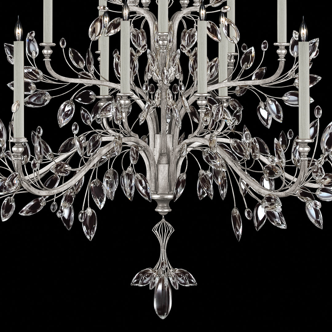 Crystal Laurel 75" Round Chandelier