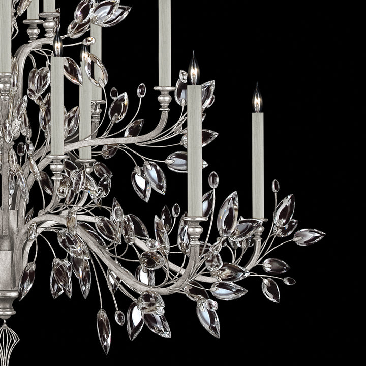 Crystal Laurel 75" Round Chandelier
