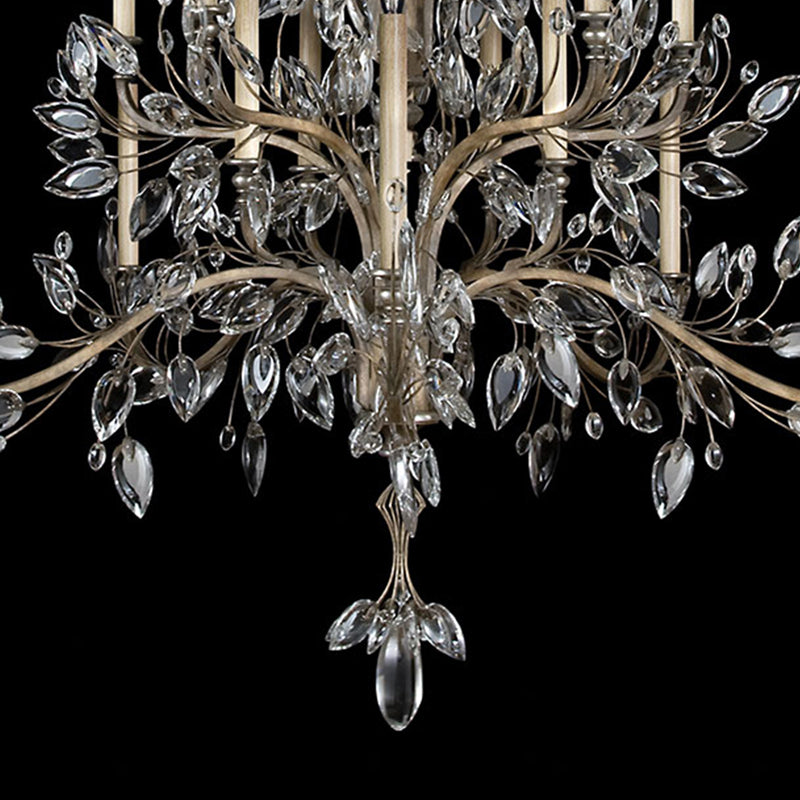 Crystal Laurel 75" Round Chandelier
