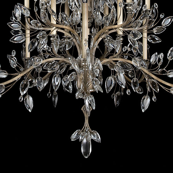Crystal Laurel 75" Round Chandelier