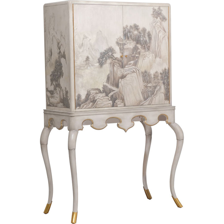 Lacca Veneziana Bar Cabinet