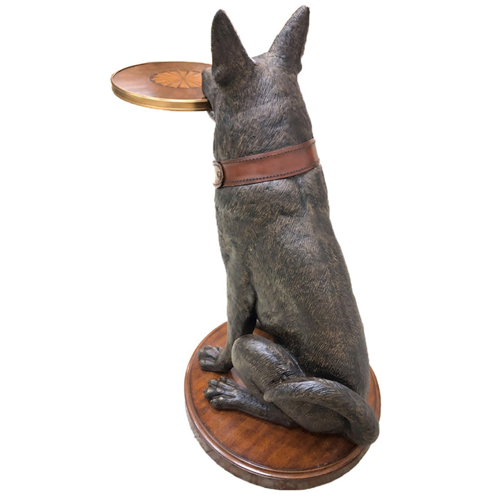 German Shepherd Accent Table