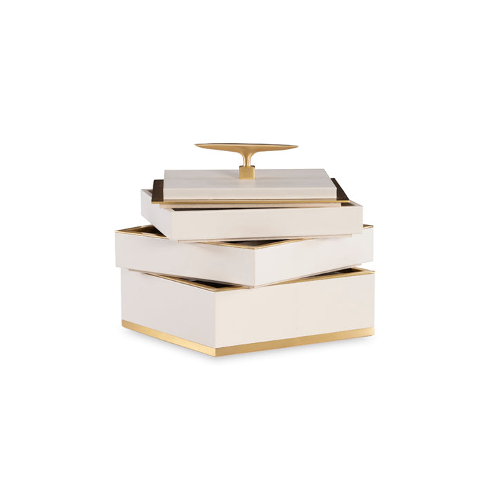 Cream Compartment Box