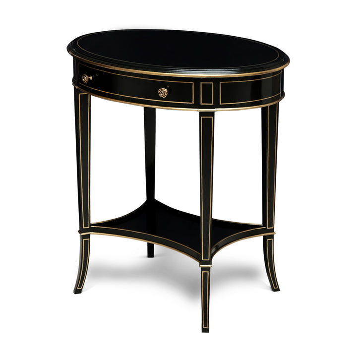 Equinox Oval Side Table