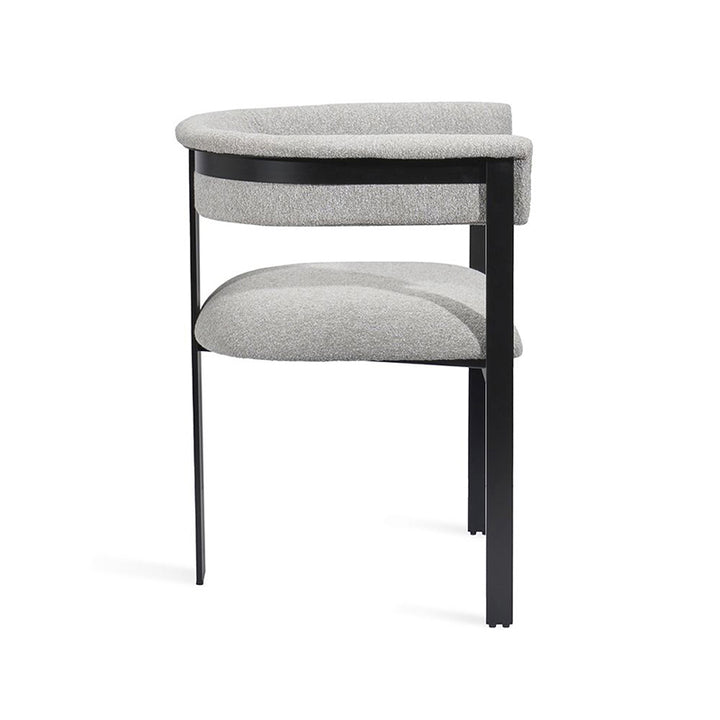 Darcy Dining Chair Frame - Matte Black
