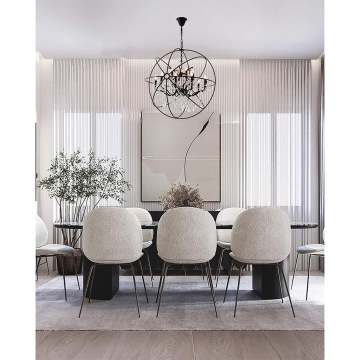 9849 10 5P 15 Light Chandelier