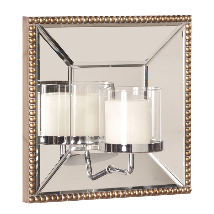 The Lydia Mirror w/ Candle Holder