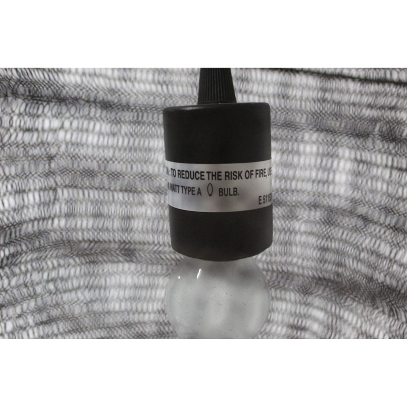 AC04C48BLK One Light Pendant