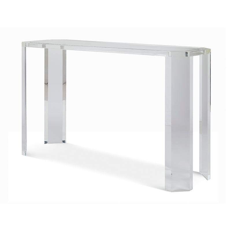 Phoenix Console Table - Glass Top