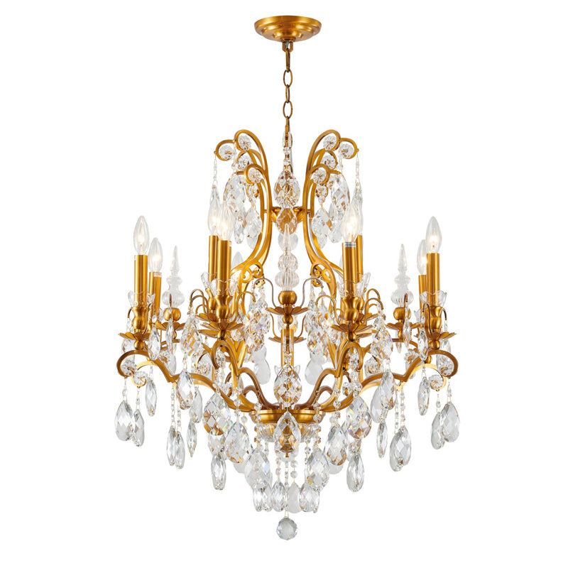 BET65XL-AB Nine Light Chandelier