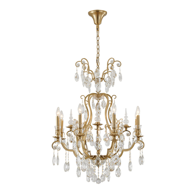 BET65XL-AB Nine Light Chandelier