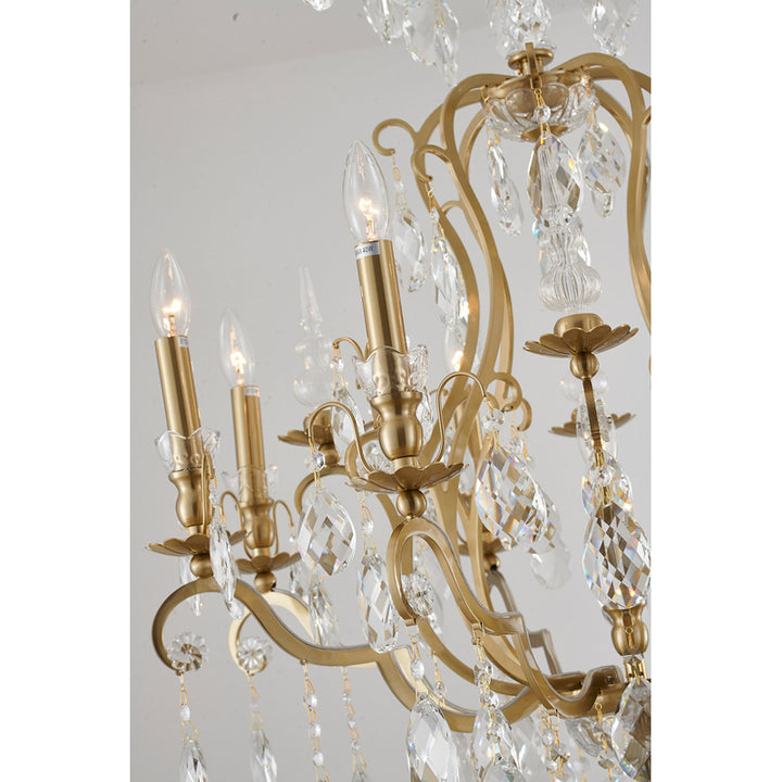 BET65XL-AB Nine Light Chandelier