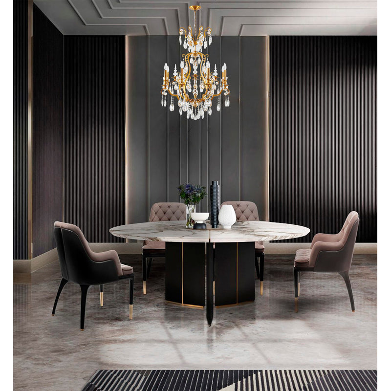 BET65XL-AB Nine Light Chandelier