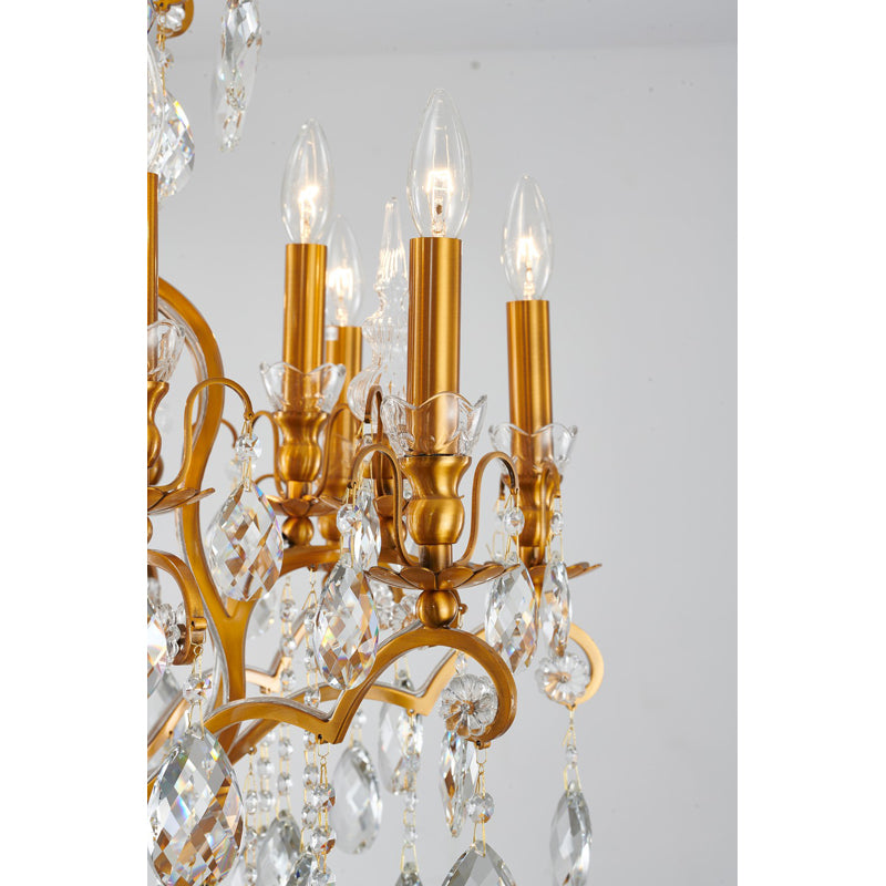 BET65XL-AB Nine Light Chandelier