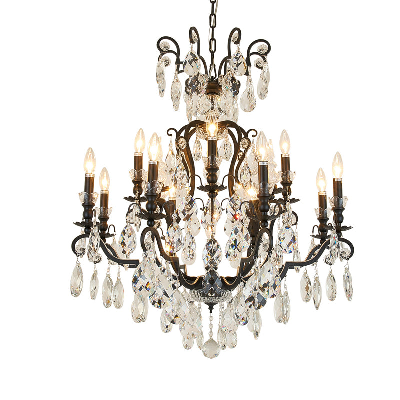 BET80C32BLK 13 Light Chandelier