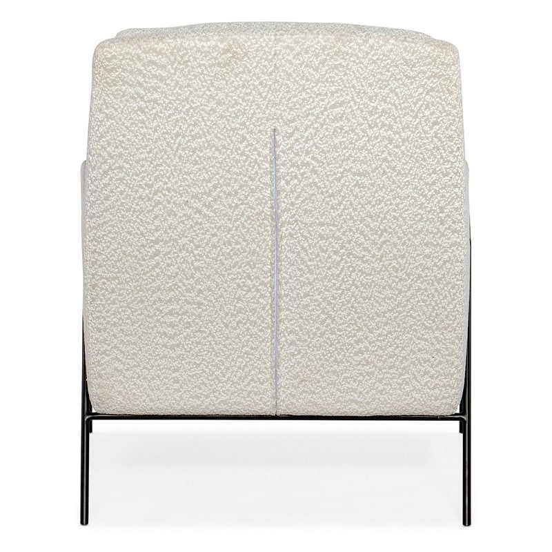 CC - Amette Metal Frame Club Chair - White