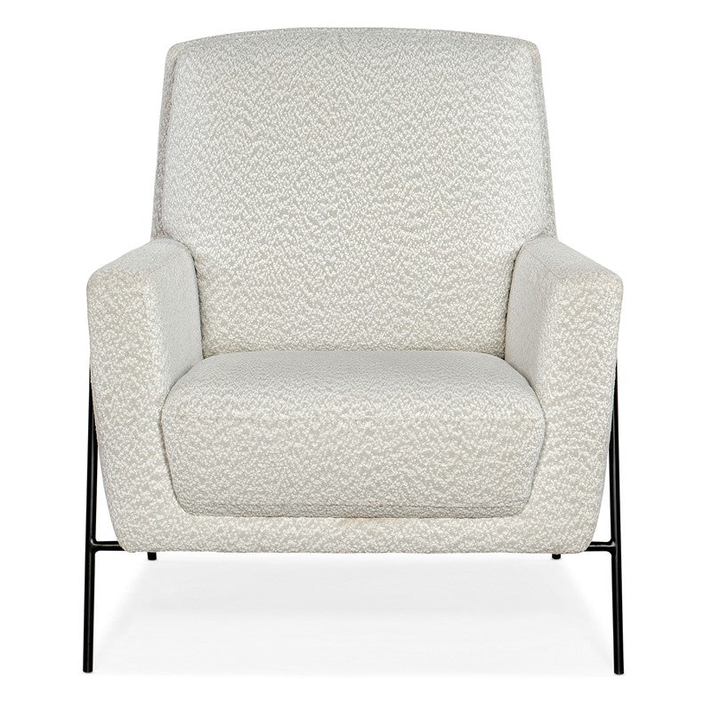 CC - Amette Metal Frame Club Chair - White